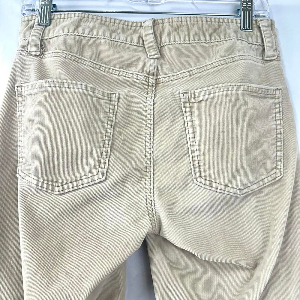 GAP Y2K‎ Low Rise Bootcut Flare Tan Corduroy Pants Womens 30" Waist 2000s Indie - Picture 6 of 7